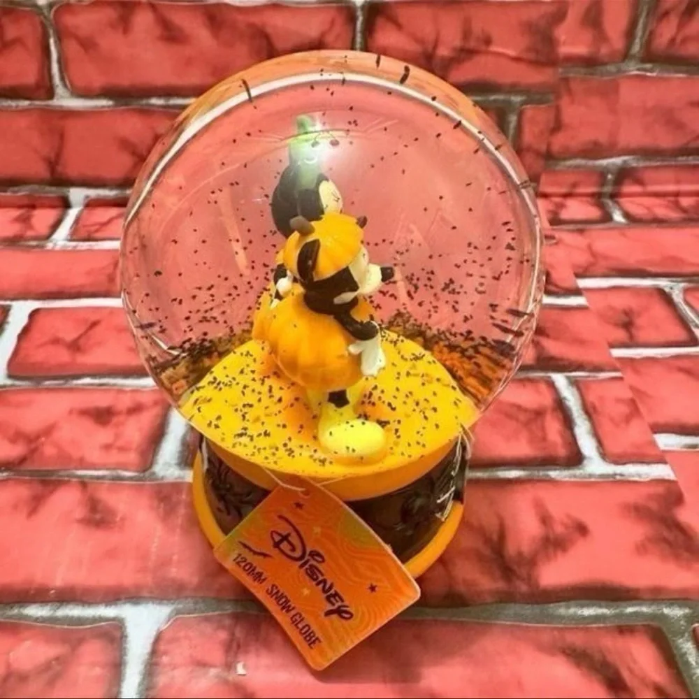 Disney Mickey & Minnie Happy Halloween Snow Globe